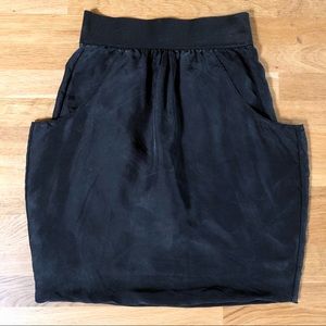 100% Silk Wilfred Pocket Skirt